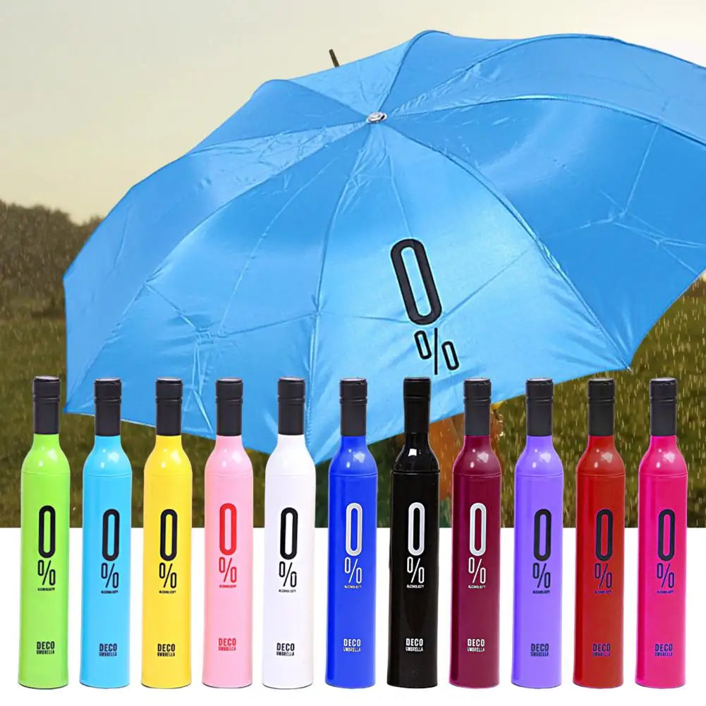 YourNextGadgets Wine Bottle Travel Umbrella