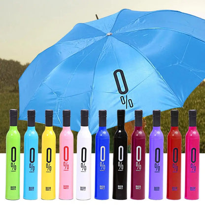 YourNextGadgets Wine Bottle Travel Umbrella
