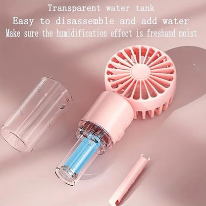 AquaBreeze Portable Misting Travel Fan