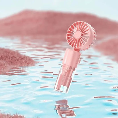 AquaBreeze Portable Misting Travel Fan