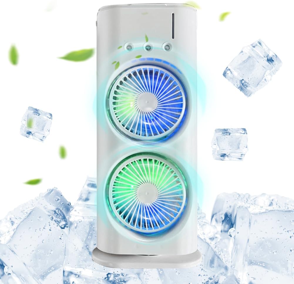 GlacierBreeze Dual Mist Oscillating Fan