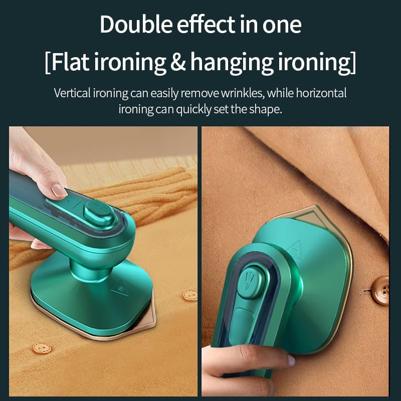 Portable Stainless Steel Mini Iron & Garment Steamer