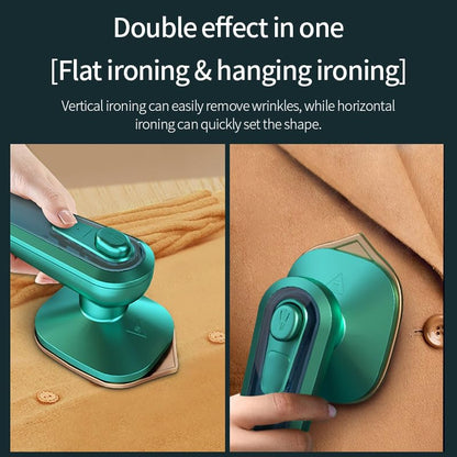 Portable Stainless Steel Mini Iron & Garment Steamer