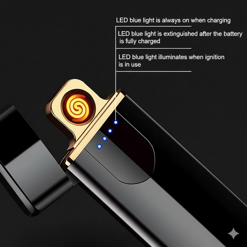 Smart Fingerprint Sensor Lighter