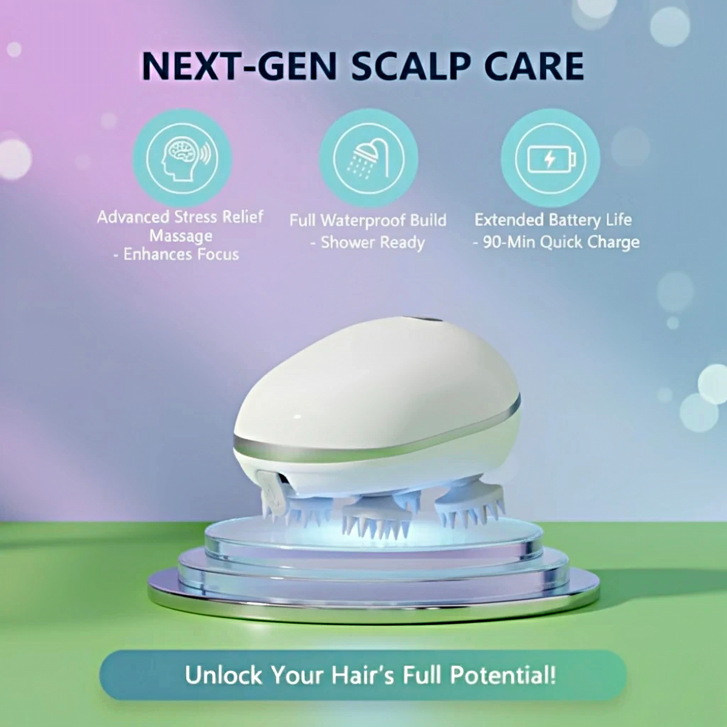 Rechargeable Scalp & Body Massager