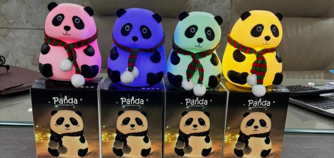 Rechargeable Silicone Panda Night Light